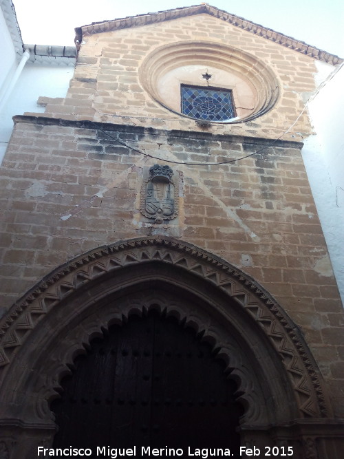 Real Monasterio de Santa Clara - Real Monasterio de Santa Clara. Portada lateral