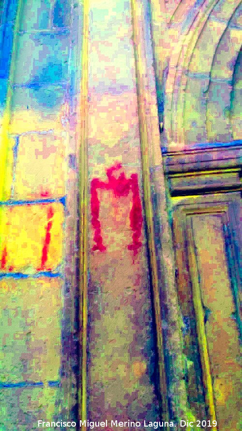 Iglesia de Santo Domingo - Iglesia de Santo Domingo. Tratada con Dstretch