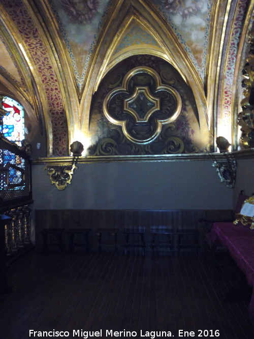 Oratorio de San Juan de la Cruz - Oratorio de San Juan de la Cruz. Coro y celda donde muri San Juan de la Cruz
