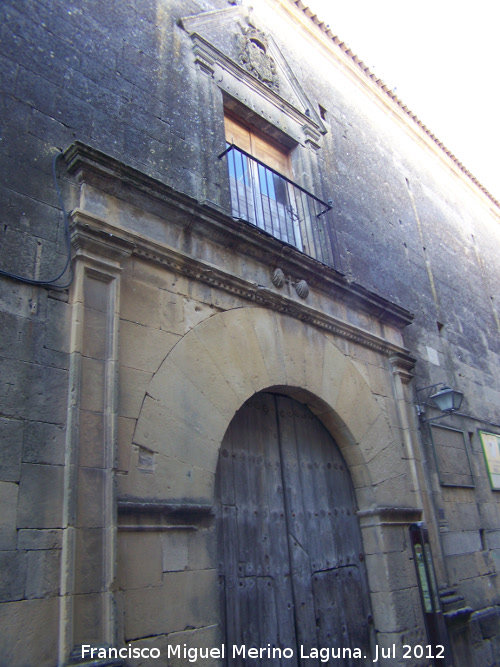 Palacio de Don Francisco de los Cobos y Molina - Palacio de Don Francisco de los Cobos y Molina. Portada