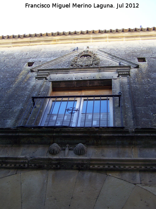 Palacio de Don Francisco de los Cobos y Molina - Palacio de Don Francisco de los Cobos y Molina. Ventana monumental