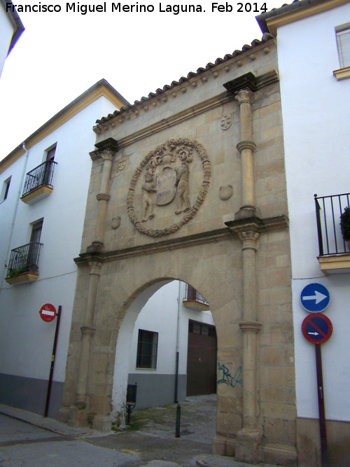 Portada del Palacio del Caballerizo Ortega - Portada del Palacio del Caballerizo Ortega. 