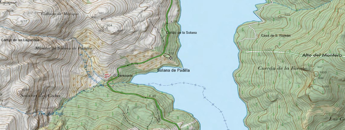 Mirador Solana de Padilla - Mirador Solana de Padilla. Mapa