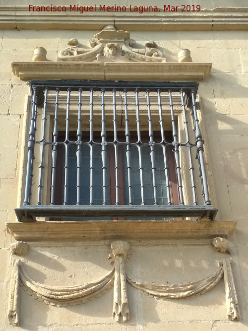 Palacio de Juan Vzquez de Molina - Palacio de Juan Vzquez de Molina. Ventana frontal III