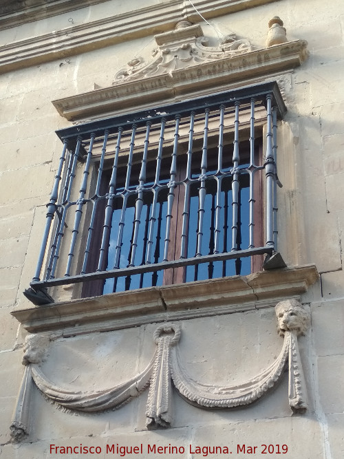 Palacio de Juan Vzquez de Molina - Palacio de Juan Vzquez de Molina. Ventana frontal I