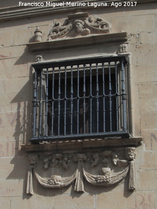 Palacio de Juan Vzquez de Molina - Palacio de Juan Vzquez de Molina. Ventana frontal VI