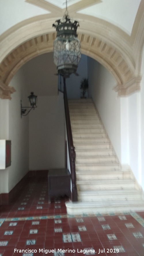 Palacio de Juan Vzquez de Molina - Palacio de Juan Vzquez de Molina. Escaleras al piso alto