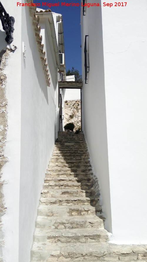 Mirador de las Escominillas - Mirador de las Escominillas. Escaleras de acceso