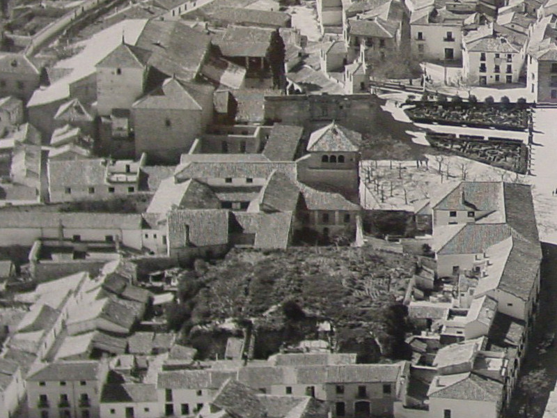 Palacio del Marqus de Mancera - Palacio del Marqus de Mancera. Foto antigua area