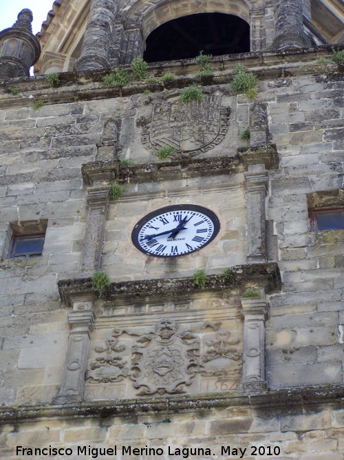 Torren del Reloj - Torren del Reloj. Escudos y reloj