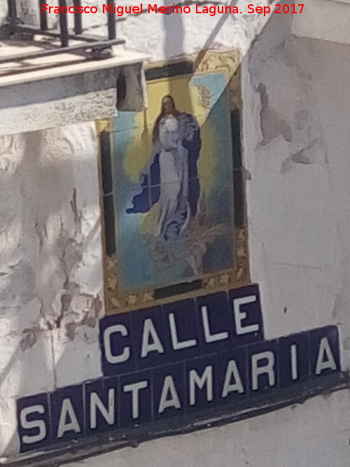 Calle Santa Mara - Calle Santa Mara. Azulejos
