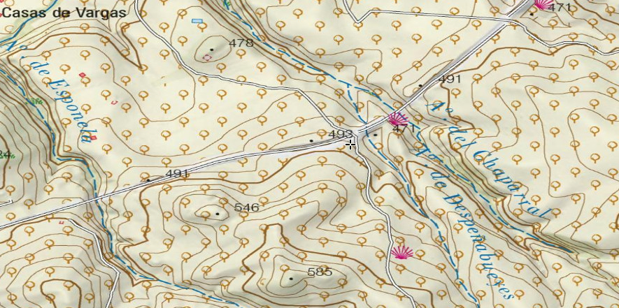 Casilla de Despeabueyes - Casilla de Despeabueyes. Mapa