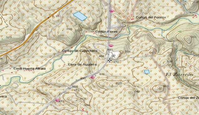 Casilla de la Muela - Casilla de la Muela. Mapa