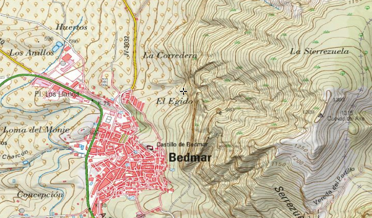 Cortijo de El Egido - Cortijo de El Egido. Mapa