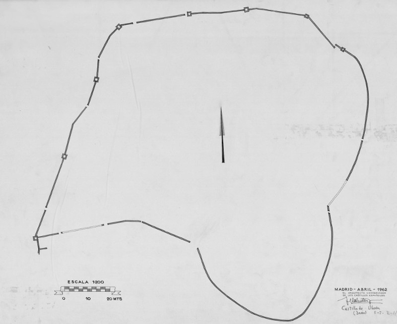 Muralla de beda - Muralla de beda. Plano. IPCE 1962