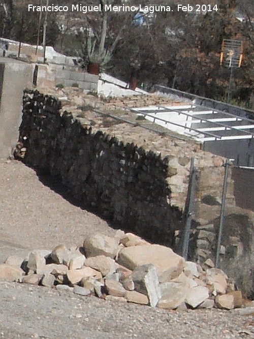 Muralla de beda - Muralla de beda. Muralla a intramuros de la Redonda de Miradores