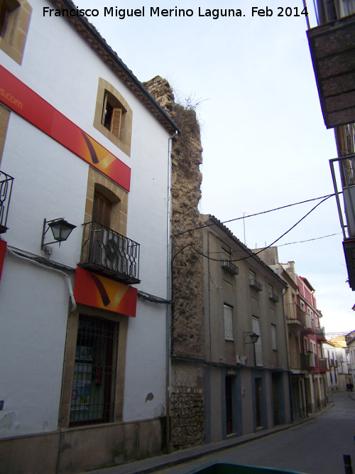 Muralla de beda - Muralla de beda. Lienzo de muralla de la Calle Andjar