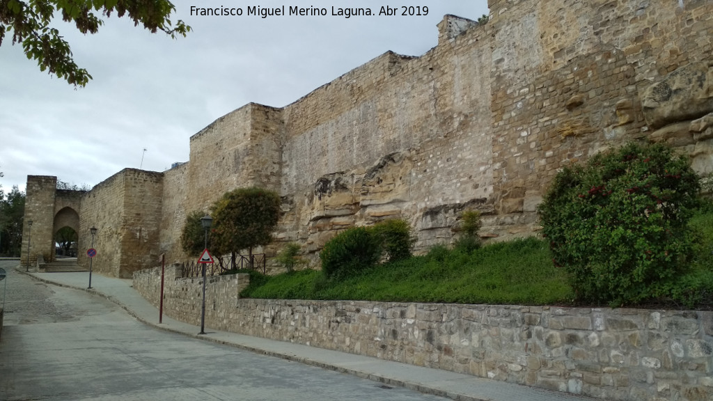 Muralla de beda - Muralla de beda. Puerta de Quesada y Muralla de San Milln