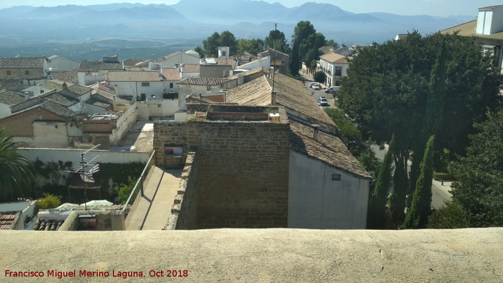 Muralla de beda - Muralla de beda. Desde la Torre del Portillo del Santo Cristo