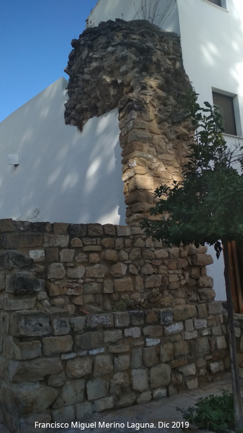 Muralla de la Cava - Muralla de la Cava. ltimo resto al sur de la Muralla de la Cava