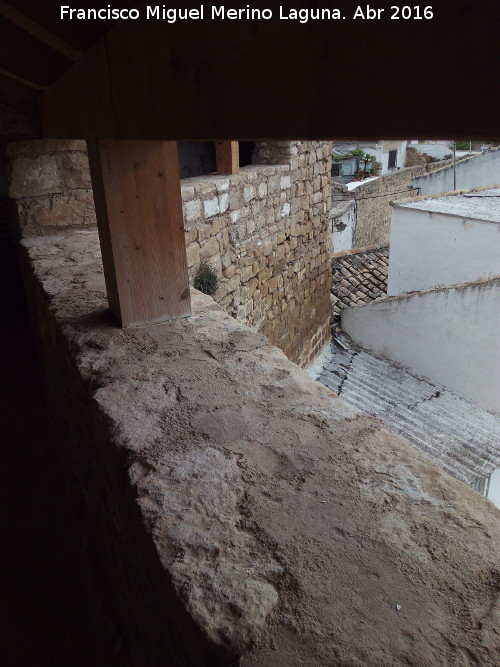 Muralla de San Lorenzo - Muralla de San Lorenzo. Muralla desde el adarve cubierto