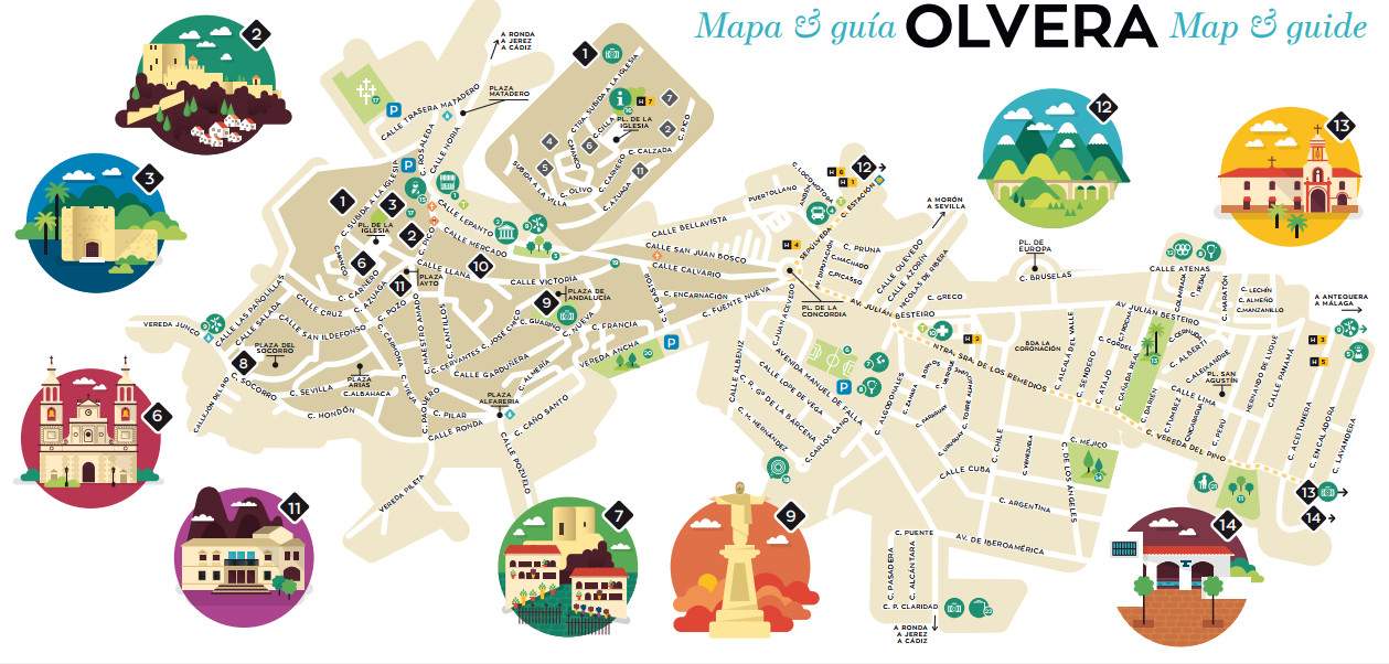 Olvera - Olvera. Plano