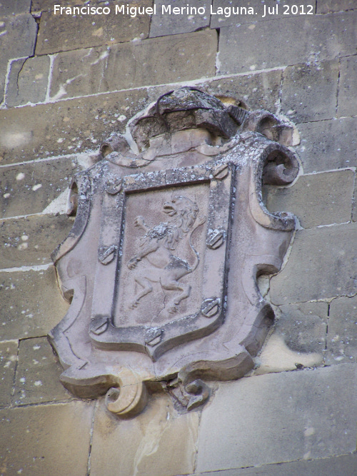 Convento de San Miguel - Convento de San Miguel. Escudo izquierdo