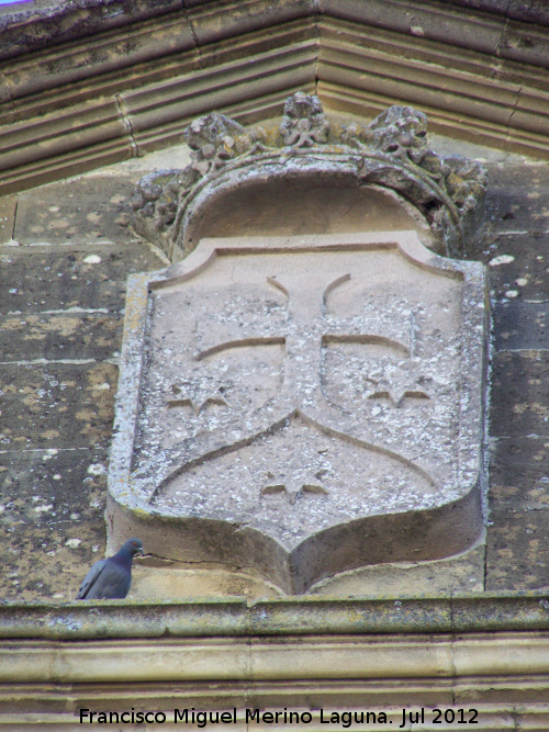 Convento de San Miguel - Convento de San Miguel. Escudo de Santa Teresa