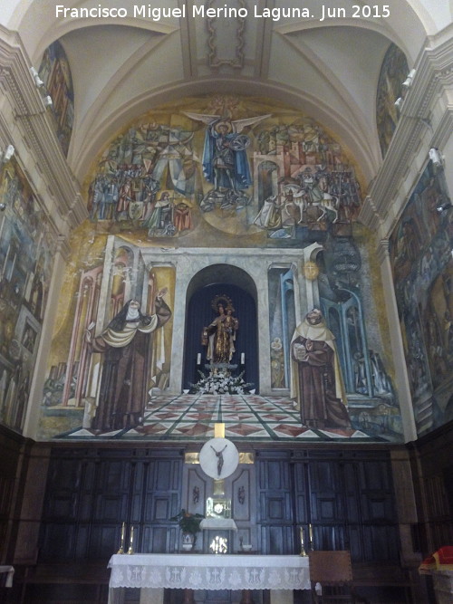 Convento de San Miguel - Convento de San Miguel. Fresco de Francisco Baos
