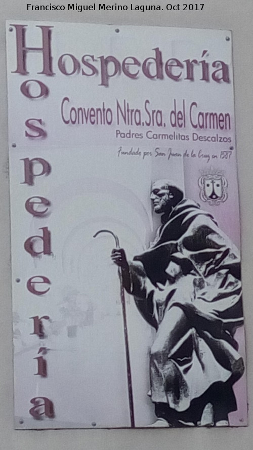 Convento de Ntra Sra del Carmen - Convento de Ntra Sra del Carmen. Cartel