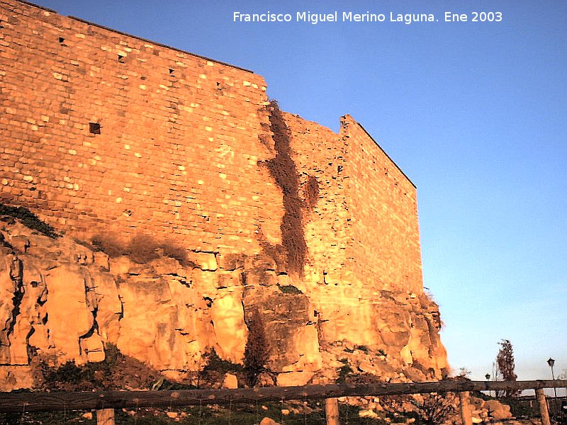 Muralla de Saludeja - Muralla de Saludeja. Derrumbe