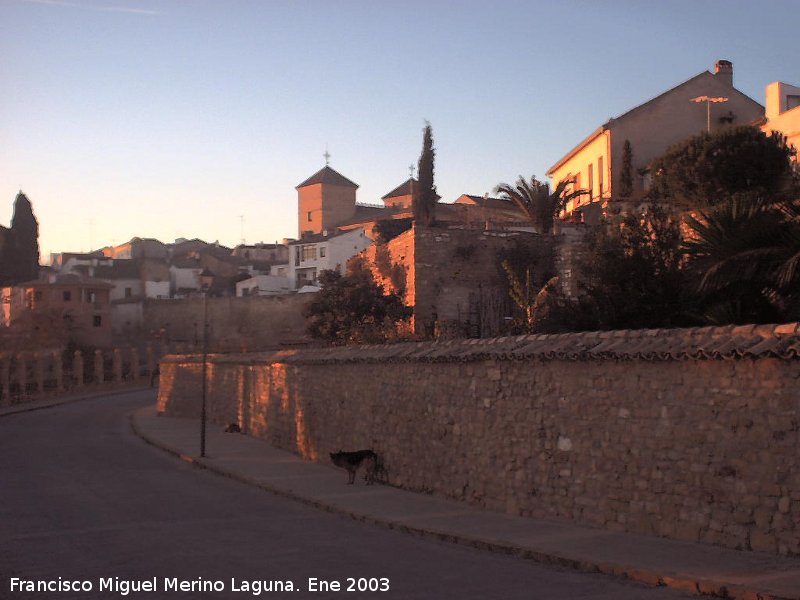 Muralla de Cotrina - Muralla de Cotrina. Al fondo la Muralla de San Lorenzo