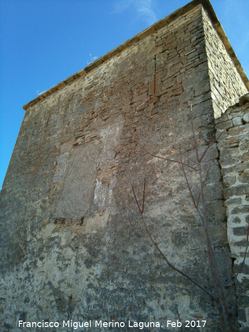 Castillo de Garc Fernndez - Castillo de Garc Fernndez. Torre del Homenaje con saeteras