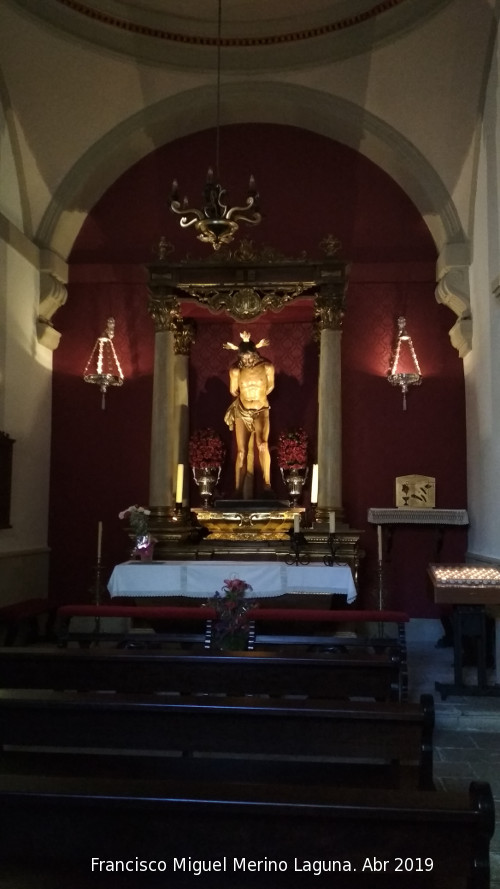 Iglesia de San Isidoro - Iglesia de San Isidoro. Capilla del Cristo de la Columna