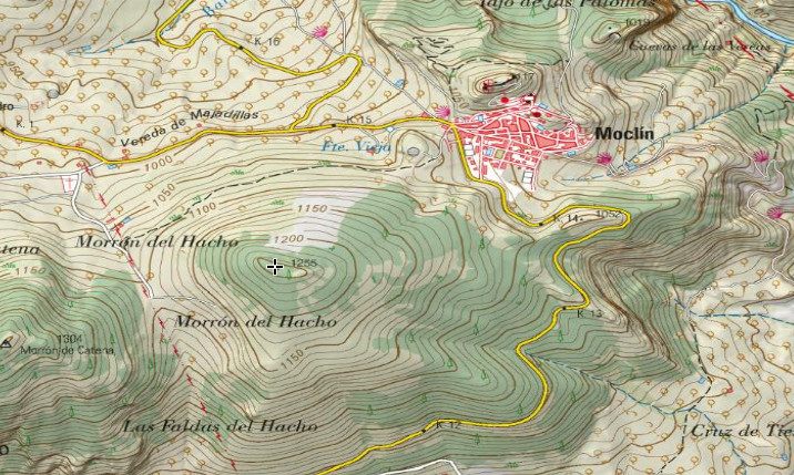 Morrn del Hacho - Morrn del Hacho. Mapa