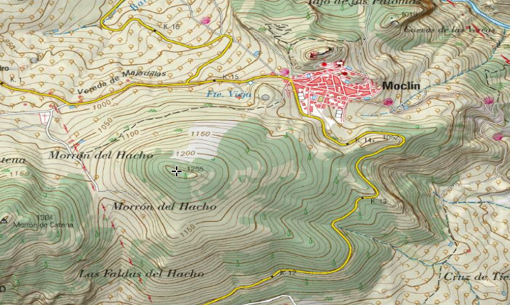 Morrn del Hacho - Morrn del Hacho. Mapa