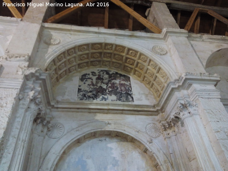 Iglesia de San Lorenzo - Iglesia de San Lorenzo. Casetones y fresco