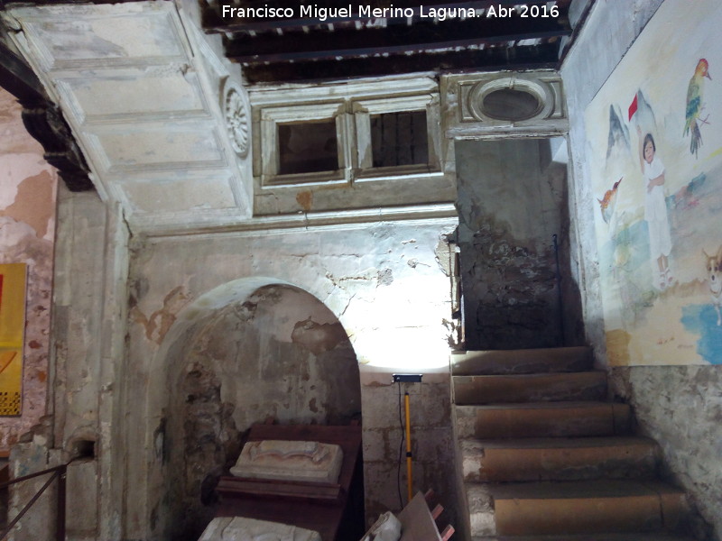 Iglesia de San Lorenzo - Iglesia de San Lorenzo. Escaleras del coro