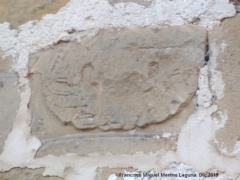 Iglesia de San Lorenzo - Iglesia de San Lorenzo. Sillar reutilizado con relieves