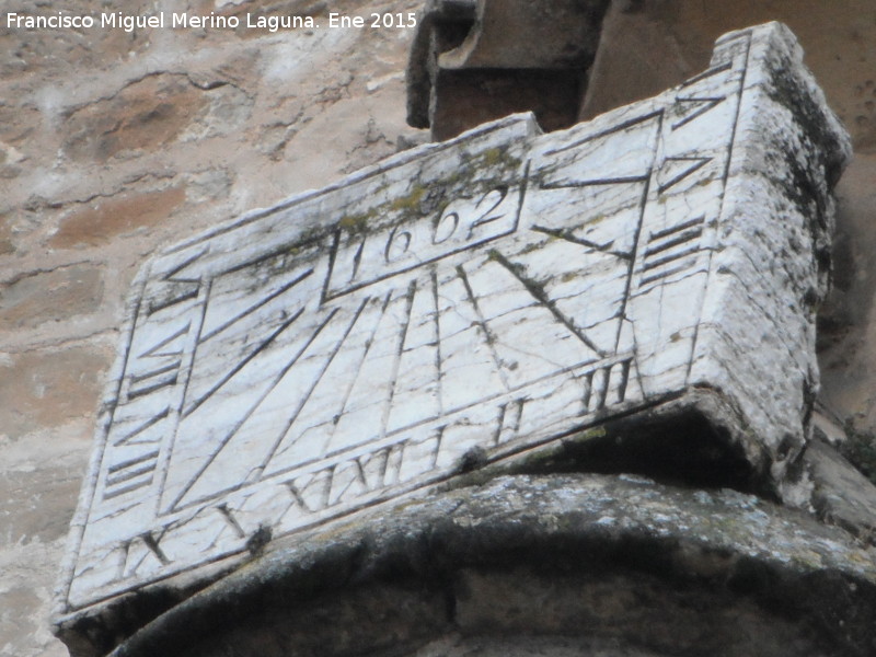 Iglesia de San Nicols de Bari - Iglesia de San Nicols de Bari. Reloj de sol de 1662