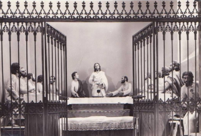 Iglesia de San Nicols de Bari - Iglesia de San Nicols de Bari. Santa Cena foto antigua