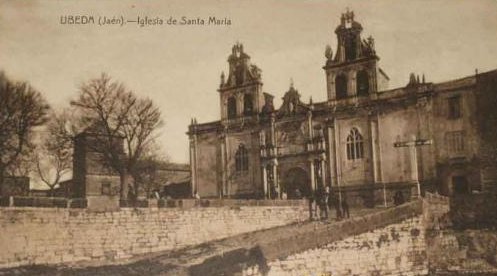Colegiata de Santa Mara de los Reales Alczares - Colegiata de Santa Mara de los Reales Alczares. Foto antigua