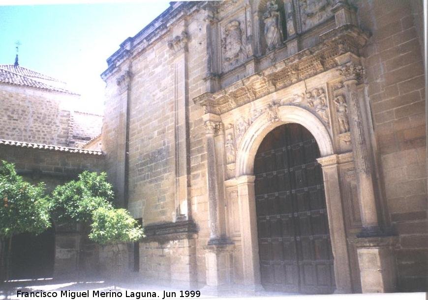 Colegiata de Santa Mara de los Reales Alczares - Colegiata de Santa Mara de los Reales Alczares. Portada lateral