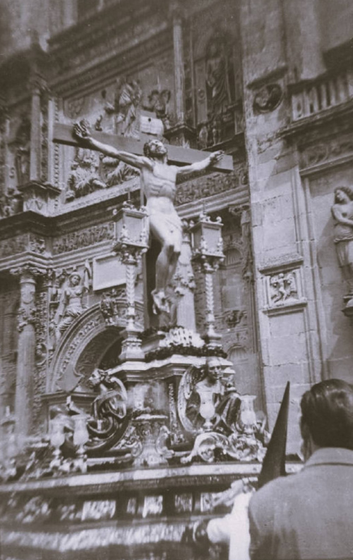 Iglesia y Convento de la Sant�sima Trinidad - Iglesia y Convento de la Sant�sima Trinidad. Cristo de la Expiraci�n foto antigua