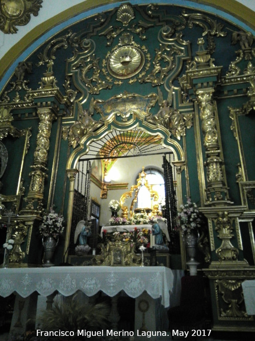 Ermita del Gavellar - Ermita del Gavellar. Retablo y camarn