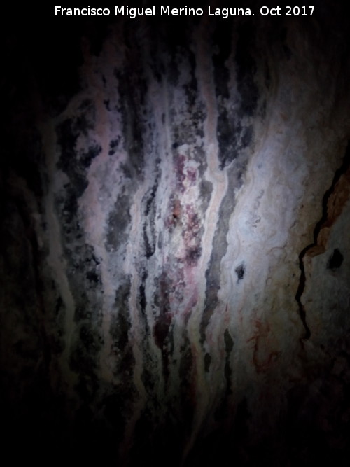 Pinturas rupestres de la Cueva del Fraile II - Pinturas rupestres de la Cueva del Fraile II. Restos