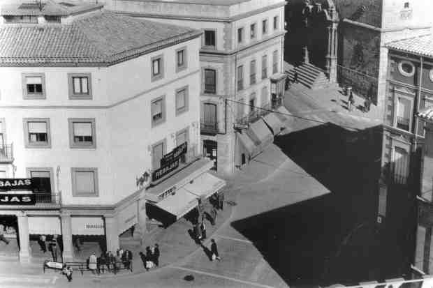 Plaza de Andaluca - Plaza de Andaluca. Foto antigua. Desde la Torre del Reloj