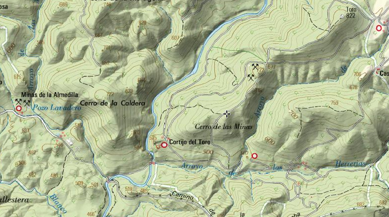 Cerro de las Minas - Cerro de las Minas. Mapa