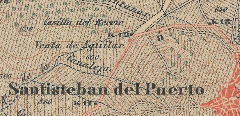 Venta del Aguilar - Venta del Aguilar. Mapa antiguo