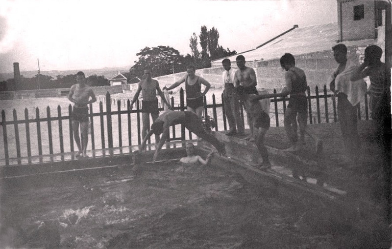 Piscina del Campo de Peamefcit - Piscina del Campo de Peamefcit. Foto antigua